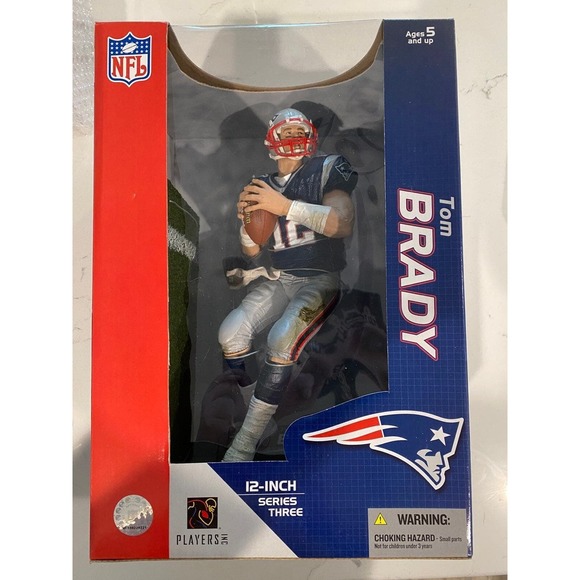McFarlane 2005 Series 3 NFL 12” Tom Brady New England Patriots GOAT HOF - Picture 2 of 8